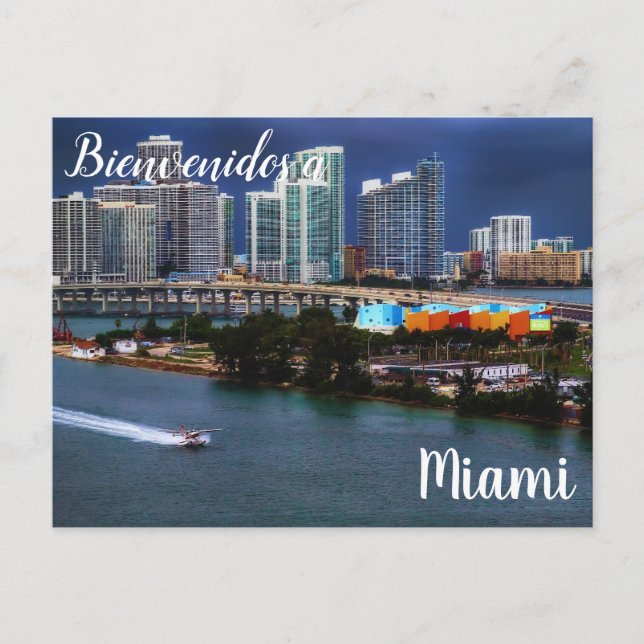 Bienvenidos a Miami Postcard (Front)