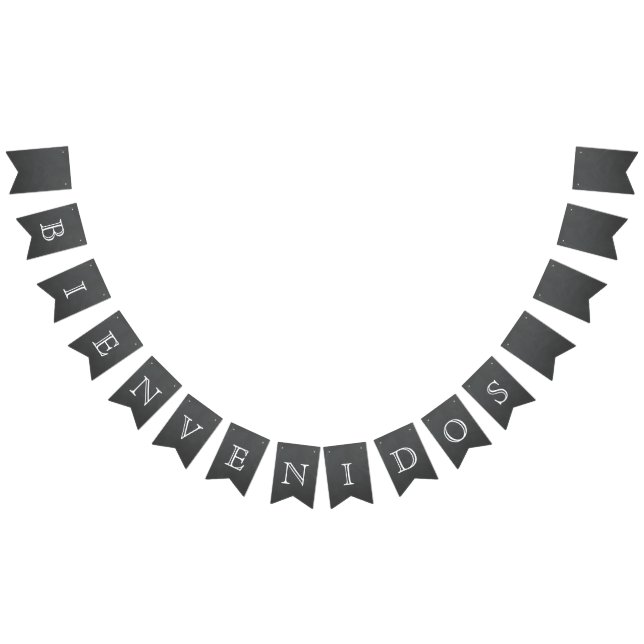 Bienvenidos - chalkboard design banner (All)