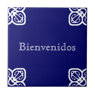 Bienvenidos Sign Tile