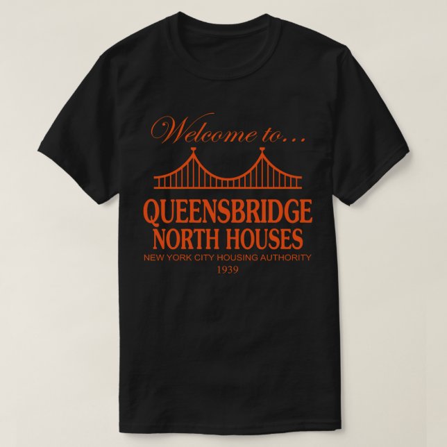 Bienvenue à T-shirt Queensbridge North Houses T-sh (Design Front)