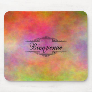 Bienvenue Colorful Mouse Pad