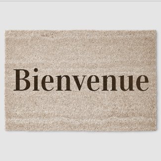 Bienvenue - simple  greetings
