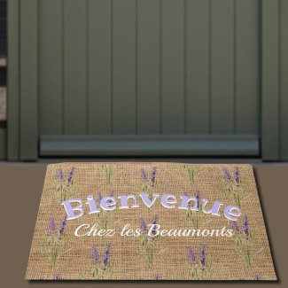 Bienvenue -  vintage lavenders - rustic