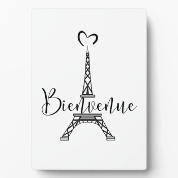 "bienvenue" (welcome In French) Plaque by LadyDenise at Zazzle
