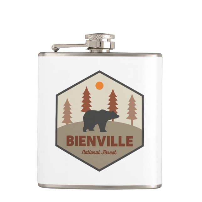Bienville National Forest Bear Flask (Front)