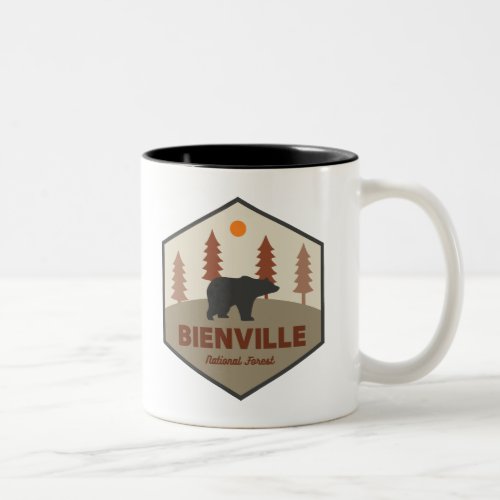Bienville National Forest Bear Two_Tone Coffee Mug