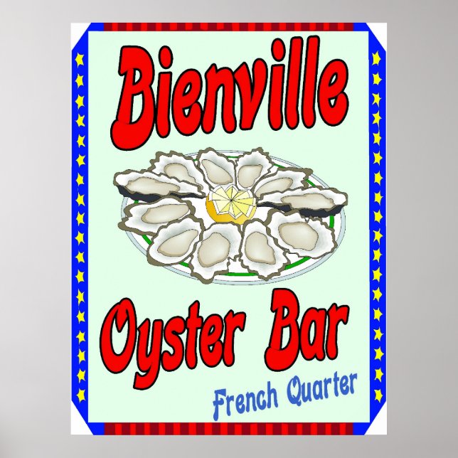 Bienville Oyster Bar Poster (Front)
