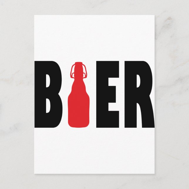 Bier icon postcard (Front)