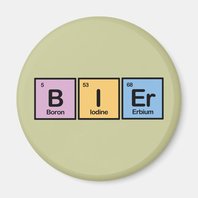 Bier made of Elements Magnet (Front)