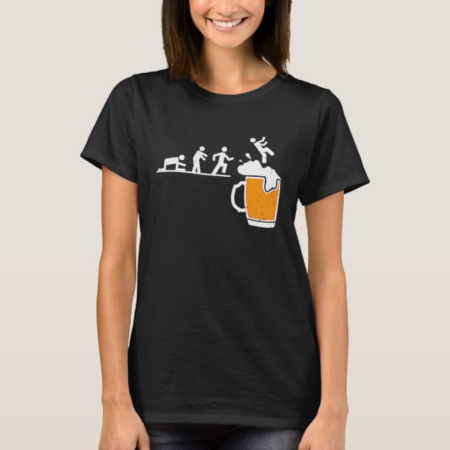 Bierääufer Beer Stein Brewery House Brewery Alcoho T-Shirt (Front)