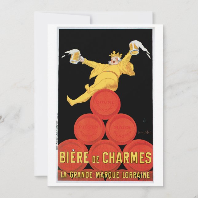 Biere de Charmes Invitation/Birthday Card (Front)