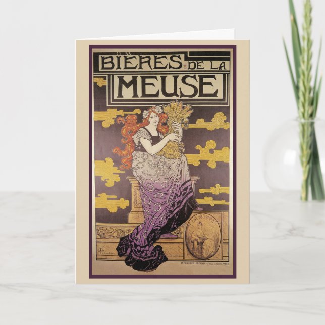 Biere de la Meuse by Marc Auguste Bastard Card (Front)