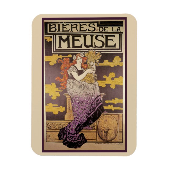 Biere de la Meuse by Marc Auguste Bastard Magnet (Vertical)