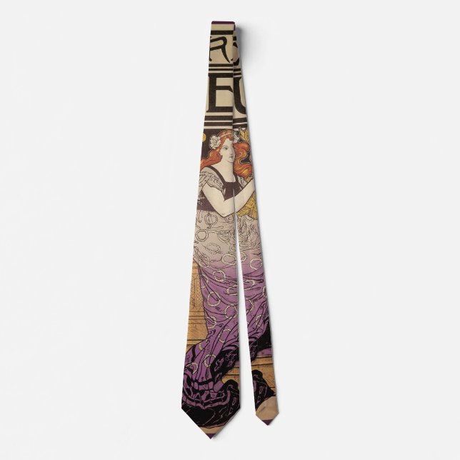 Biere de la Meuse by Marc Auguste Bastard Neck Tie (Front)