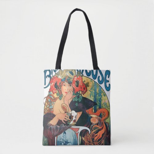 Bieres de la Meuse Mucha Tote Bag