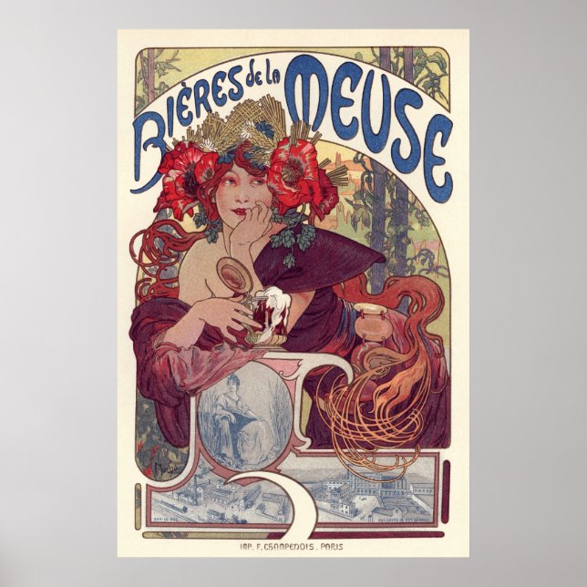 Bieres de la Meuse Poster (Front)