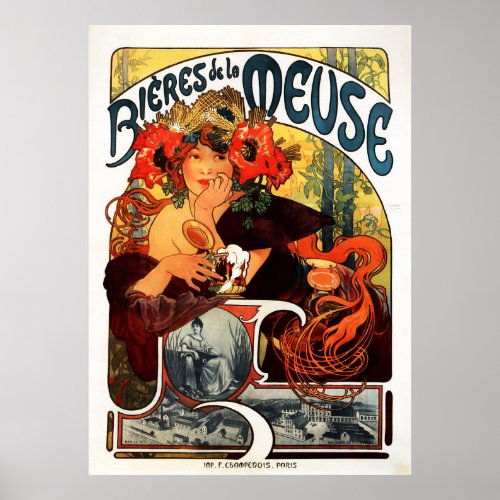 Bieres De La Meuse Poster