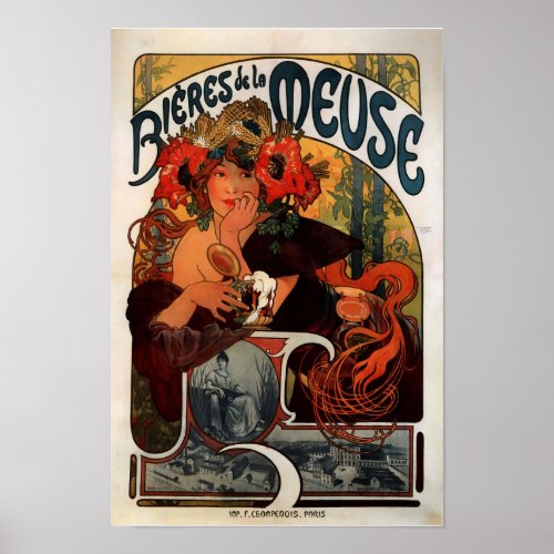 Bieres De La Meuse Poster