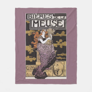 Bieres de la Meuse Promotional Poster Fleece Blanket