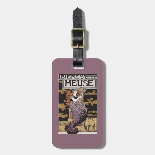 Bieres de la Meuse Promotional Poster Luggage Tag (Front Vertical)