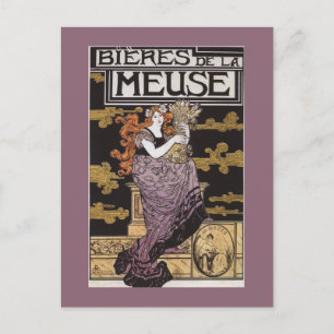 Bieres de la Meuse Promotional Poster Postcard