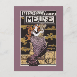 Bieres de la Meuse Promotional Poster Postcard