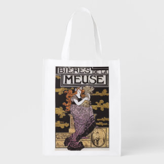 Bieres de la Meuse Promotional Poster Reusable Grocery Bag