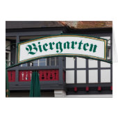 Biergarten sign, Germany (Front Horizontal)