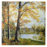 Bierstadt - A Quiet Lake, Ceramic Tile