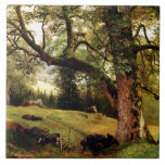 Bierstadt - A Trail through the Trees Ceramic Tile