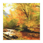 Bierstadt - Brook in Woods Canvas Print