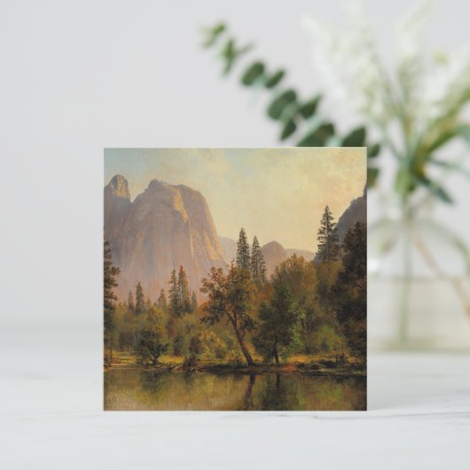Bierstadt - Cathedral Rocks, Yosemite Valley, (Standing Front)