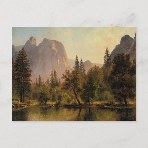 Bierstadt _ Cathedral Rocks Yosemite Valley Postcard