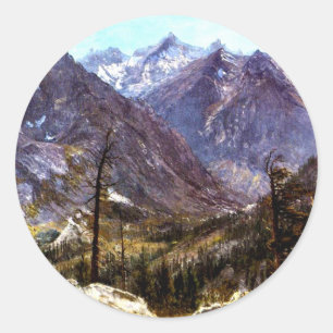 Bierstadt - Estes Park, Colorado, Classic Round Sticker