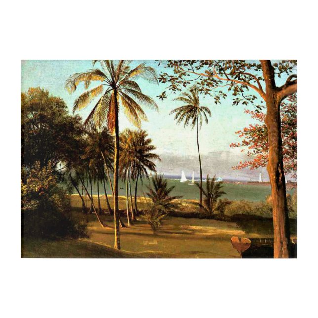 Bierstadt - Florida Scene Acrylic Print (Front)