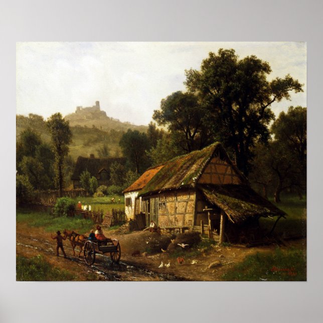 Bierstadt - In The Foothills Poster (Front)