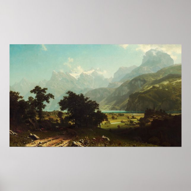 Bierstadt - Lake Lucerne Poster (Front)