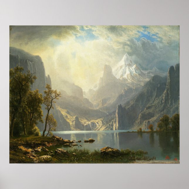 Bierstadt - Lake Tahoe 1868 Poster (Front)