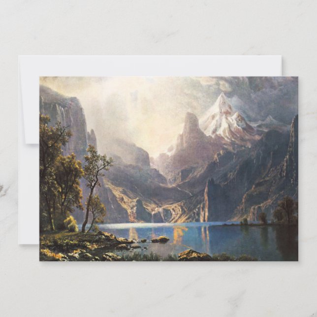 Bierstadt Lake Tahoe Invitations (Front)