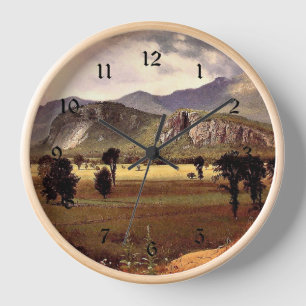 Bierstadt - Moat Mountain, New Hampshire Clock