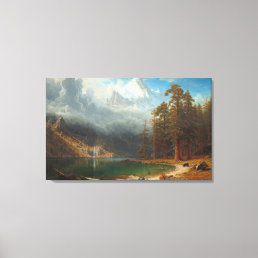 Bierstadt Mount Corcoran Painting Canvas Print