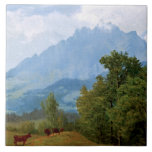 Bierstadt - Mount Pilatus Ceramic Tile