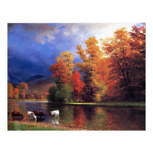 Bierstadt _ On the Saco fine art painting Photo Print