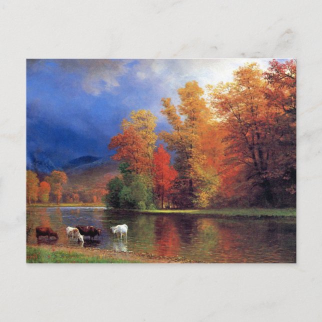 Bierstadt On The Saco Painting Postcard (Front)