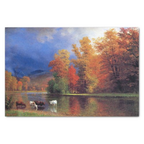 Bierstadt On The Saco Painting Tissue Paper