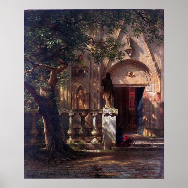 Bierstadt - Sunlight And Shadow Poster (Front)