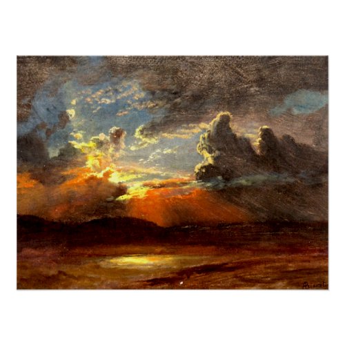 Bierstadt _ Sunlit Skies Poster