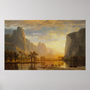 Bierstadt - Valley Of The Yosemite Poster