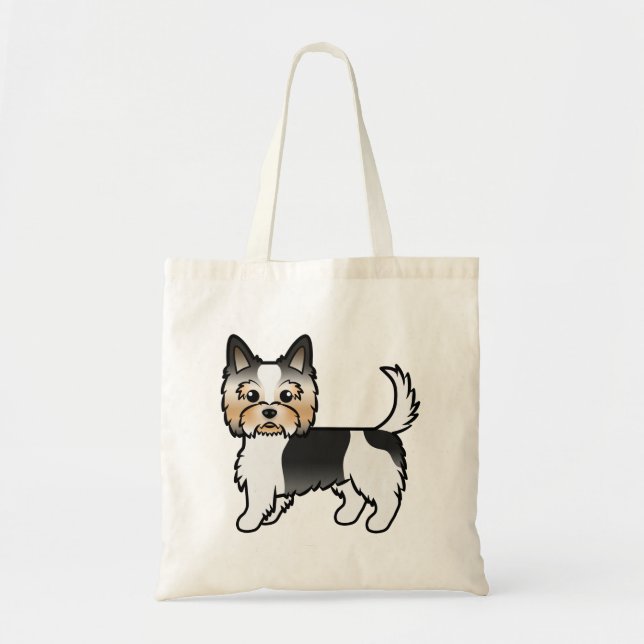 Biewer Terrier Biewer Yorkshire Terrier Cute Dog Tote Bag (Front)