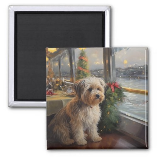 Biewer Terrier Christmas Cruise Pawsome Holiday  Magnet